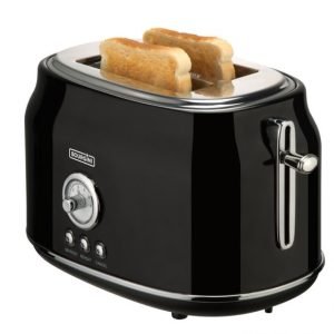 Retro Toaster - Broodrooster in retro design - Zwart
