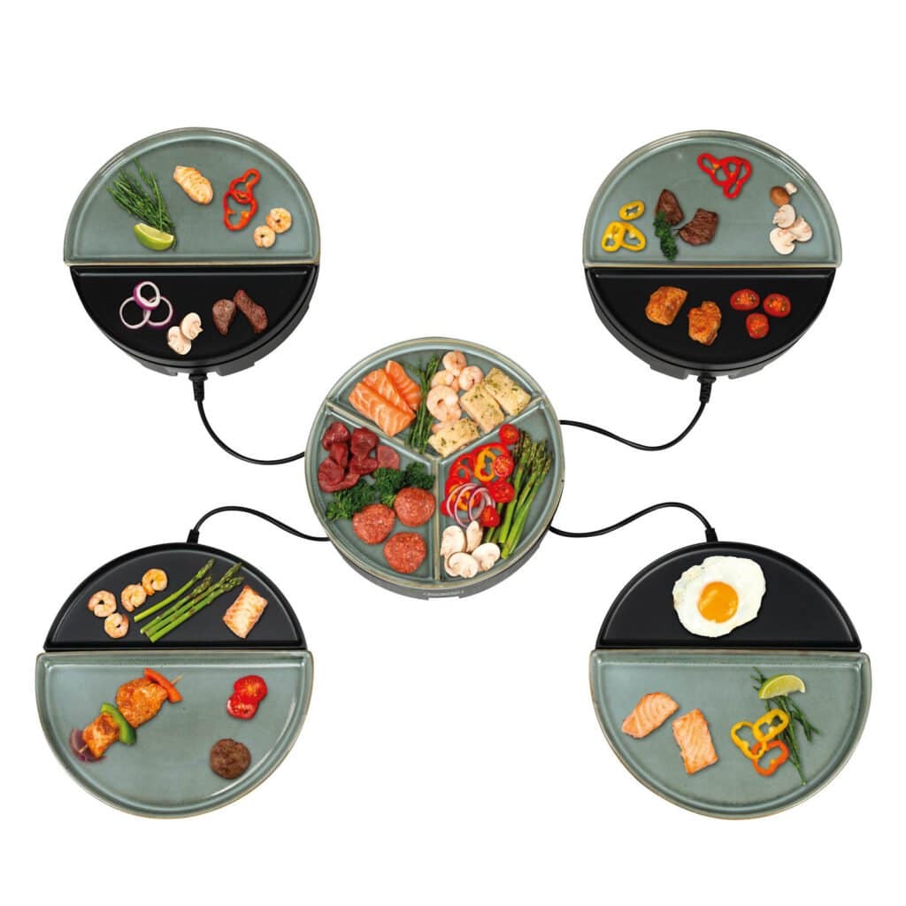 Chef’s Dinner Party – Gourmetstel – Glazed Grey – 4 personen – PFAS-vrij