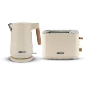 Harmony Ontbijtset – Broodrooster & Waterkoker – Beechwood