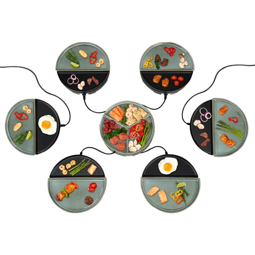 Chef’s Dinner Party – Gourmetstel – Glazed Grey – 6 personen – PFAS-vrij